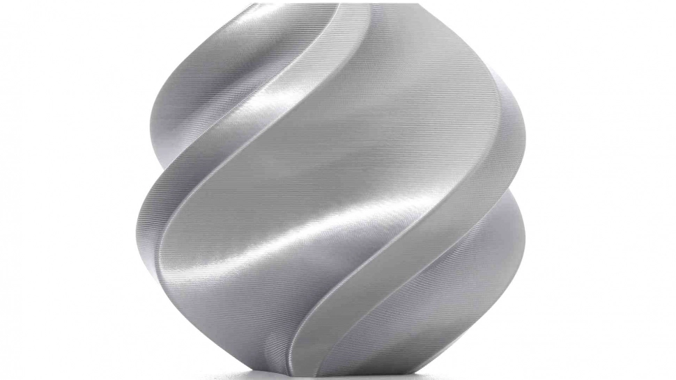 PLA Silk+ пластик Bambu Lab Silver 1,75 мм 1 кг PLA Silk+ пластик Bambu Lab Silver 1,75 мм 1 кг