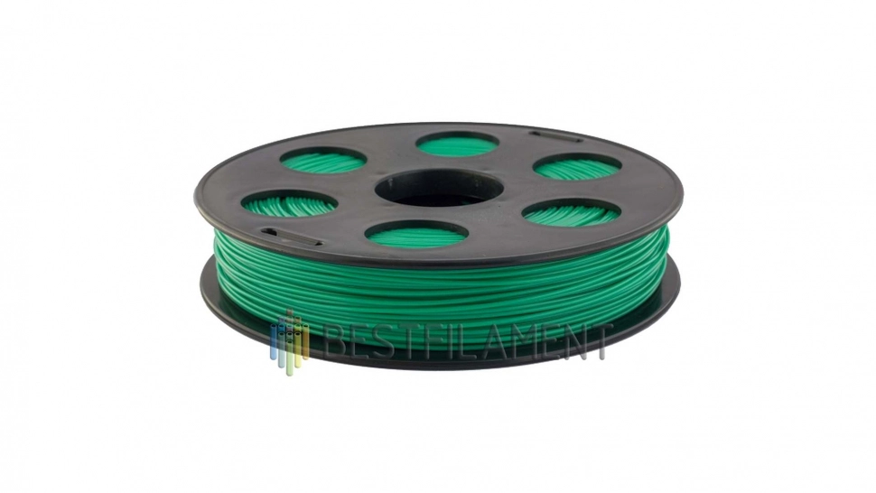 bestfilament-green-05.970-2.webp PETG пластик Bestfilament зелёный 1,75 мм 0,5 кг — изображение 1