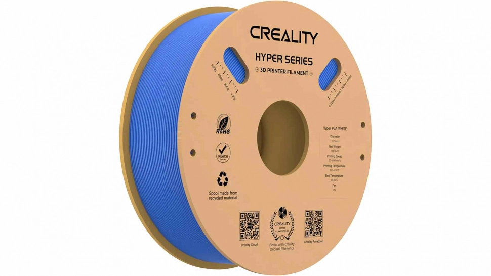 creality-pla-hyper-blue.970.webp PLA Hyper series пластик Creality Blue 1,75 мм 1 кг — изображение 1