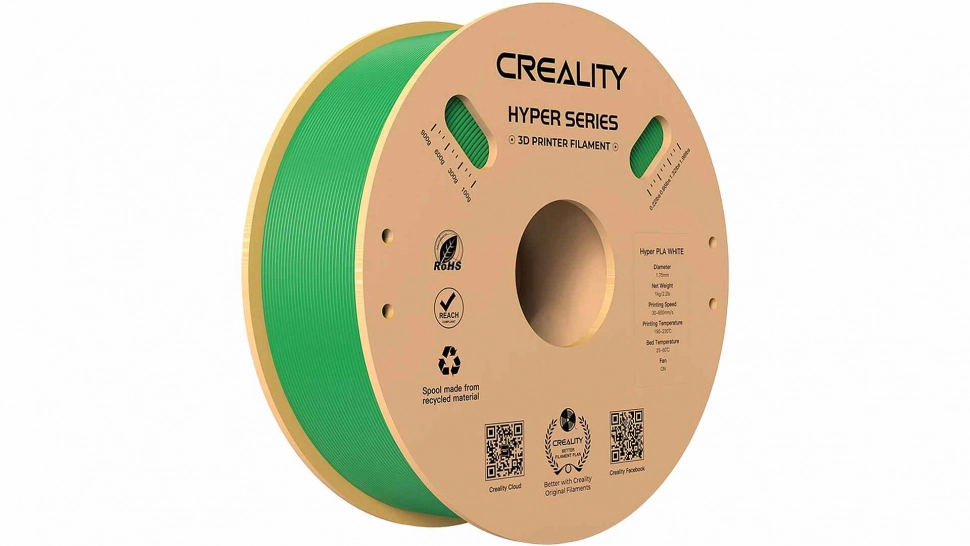 creality-pla-hyper-green.970.webp PLA Hyper series пластик Creality Green 1,75 мм 1 кг — изображение 1