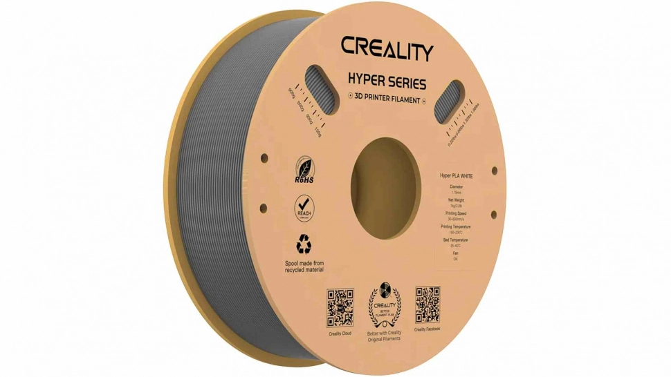 creality-pla-hyper-grey.970.webp PLA Hyper series пластик Creality Grey 1,75 мм 1 кг — изображение 1