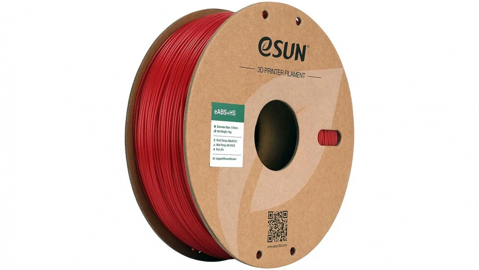 esun-abs-hs-fire-engine-red.970.webp eABS+HS пластик ESUN Fire Engine Red 1,75 мм 1 кг — изображение 1