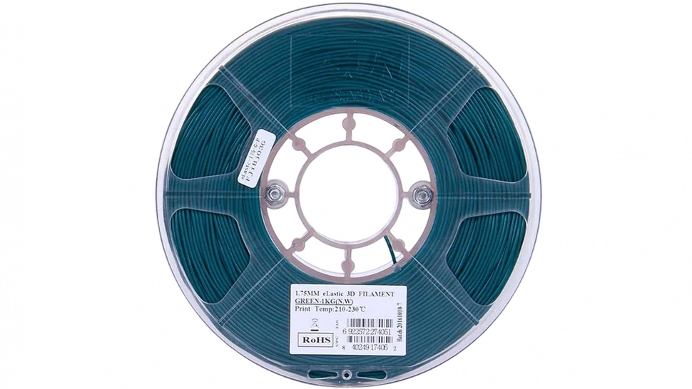 esun-elastic-green-1.970.webp TPE-83A пластик ESUN eLastic Green 1,75 мм 1 кг — изображение 1