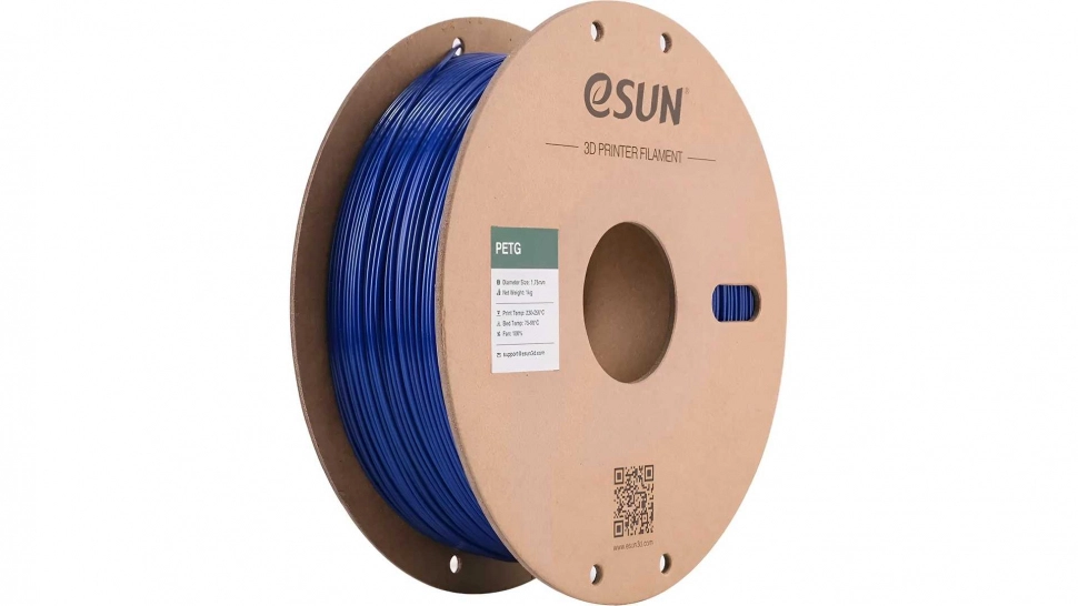 esun-petg-blue.970.webp PETG пластик ESUN Blue 1,75 мм 1 кг — изображение 1