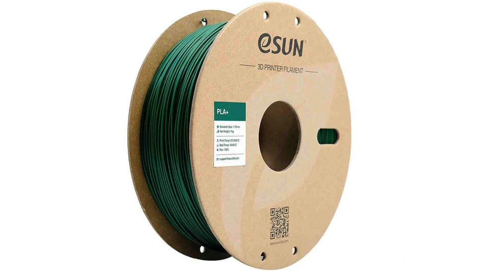 esun-pla-plus-pine-green-1.970.webp PLA+ пластик ESUN Pine Green 1,75 мм 1 кг — изображение 1