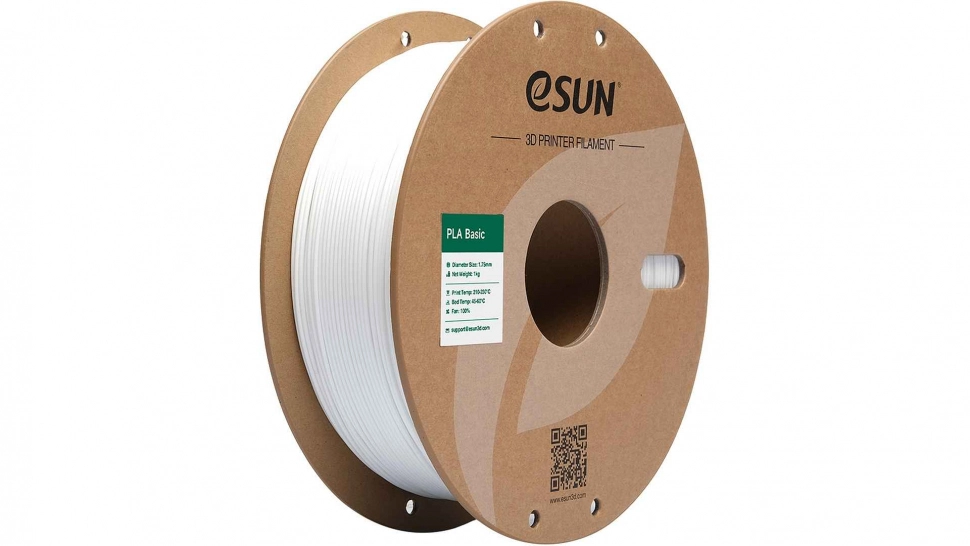 esun-plabasic-white.970.webp PLA-Basic пластик ESUN White 1,75 мм 1 кг — изображение 1