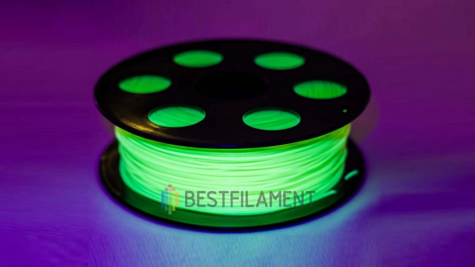 fy.970.webp PETG пластик Bestfilament флуоресцентный желтый 1,75 мм 1 кг — изображение 1