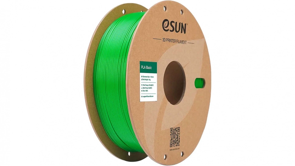 plabasic-green.970.webp PLA-Basic пластик ESUN Green 1,75 мм 1 кг — изображение 1