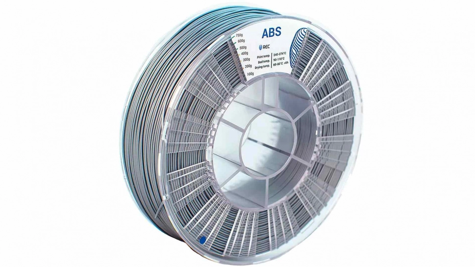 rec-abs-silver-1.970.webp ABS пластик REC серебристый 2,85 мм 0,75 кг — изображение 1