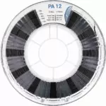 PA12 пластик REC черный 1,75 мм 0,5 кг — изображение 4