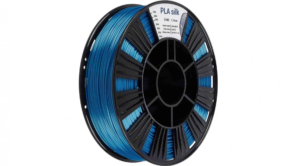 rec-plasilk-blue-1.970.webp PLA Silk пластик REC синий 1,75 мм 0,75 кг — изображение 1