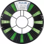 PLA Silk пластик REC зеленый 1,75 мм 0,75 кг — изображение 4