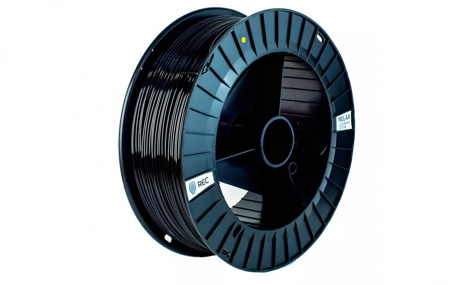 rec-relax-black-2kg.970.webp PETG пластик REC Relax черный 1,75 мм 2 кг — изображение 1