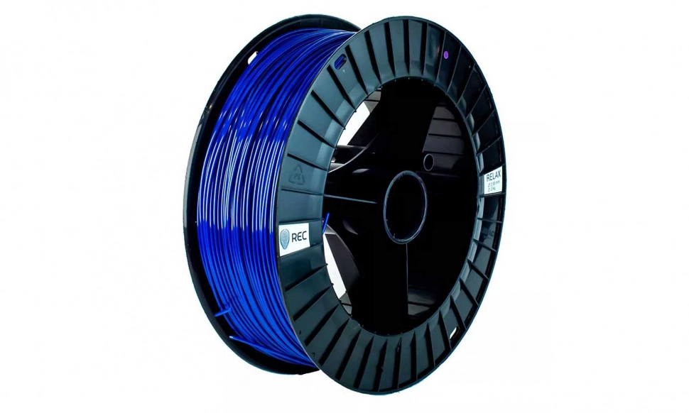 rec-relax-blue-2kg.970-1.webp PETG пластик REC Relax синий 2,85 мм 2 кг — изображение 1