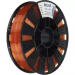 PETG пластик REC Relax прозрачный янтарный 1,75 мм 0,75 кг — изображение 2