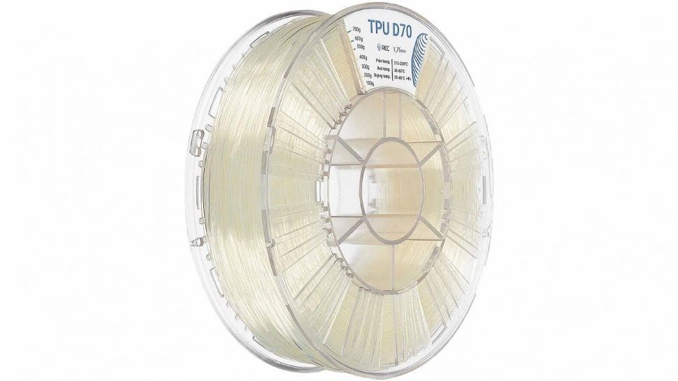 rec-tpu-d70-1.970.webp TPU D70 пластик REC натуральный 1,75 мм 0,75 кг — изображение 1